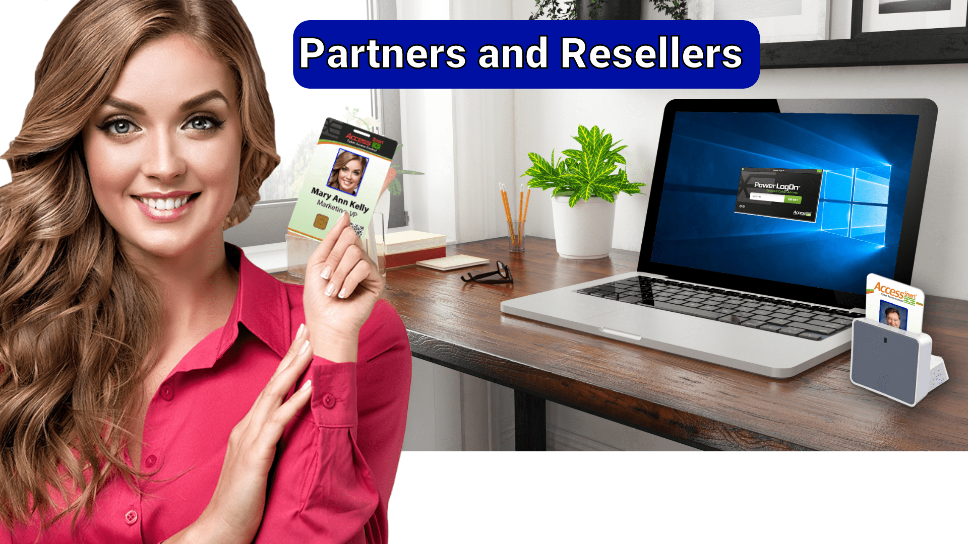 The first video of the cybersecurity tips series "Lock Your Virtual Front Door." The image shows a young woman with her left hand on the side of her face, eyes wide open, mouth open with the expression of surprise and happyness.